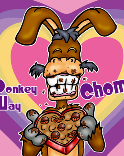 Burro engraçado: Ane muito guloso