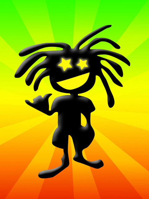 Rastafari com olhos estrelados